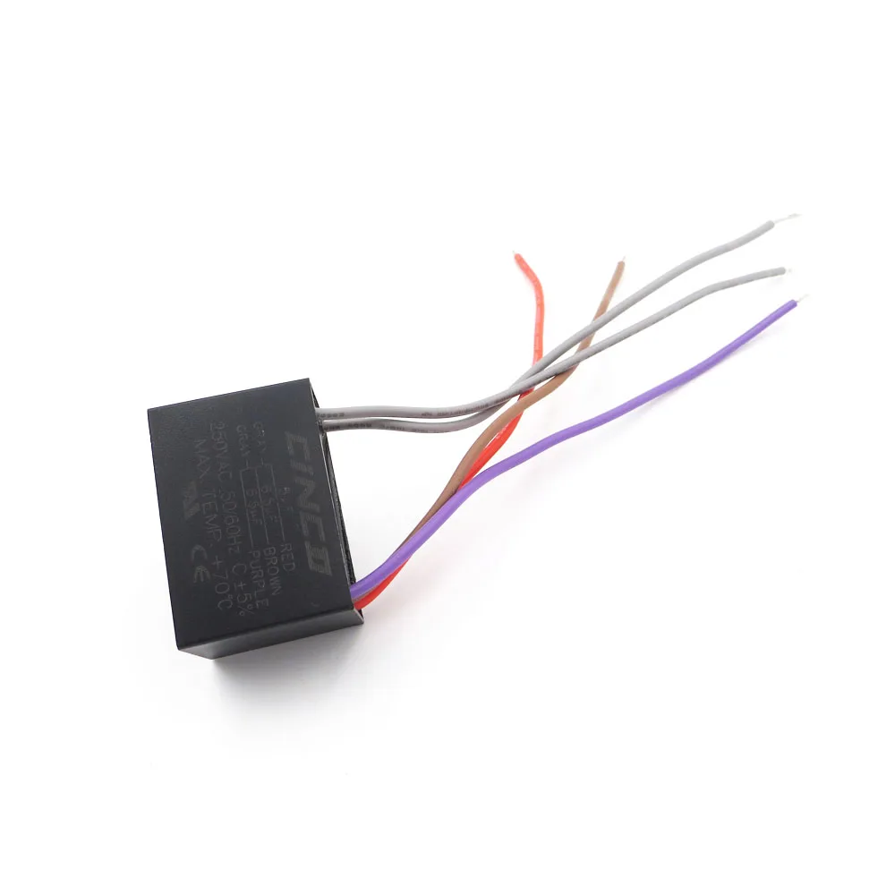 CBB61 5 мкФ + 6 250 V проводов конденсатор моторного двигателя Электрический