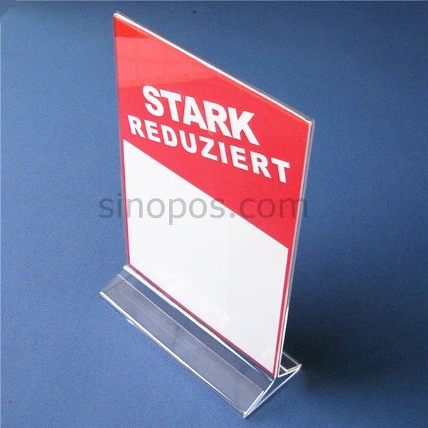 Акриловый держатель для вывесок пластиковые стеллажи постеров акриловый стол