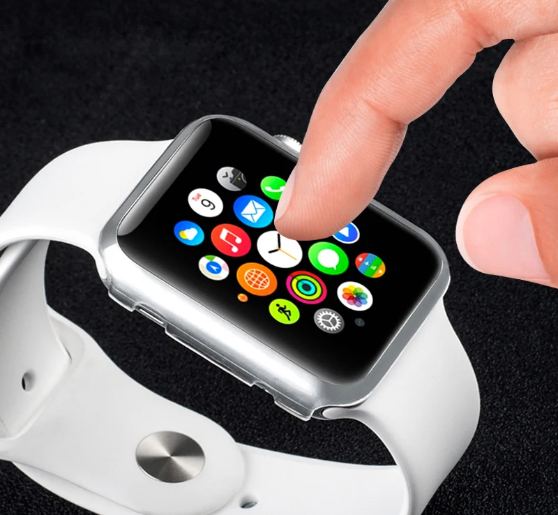 Защитный чехол EIMO для Apple Watch 4 5 3 44 мм 40 мм iwatch band 42 мм 38 мм цветная пленка, поликарбонат рамка Крышка shel аксессуары для часов