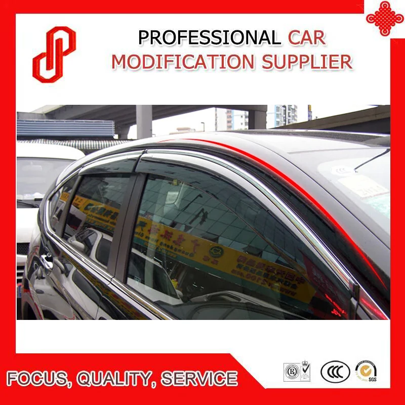 

High Quality Injection molding trim vent shade rain sun wind deflector window visor for JADE 2013 2014 2016 2017