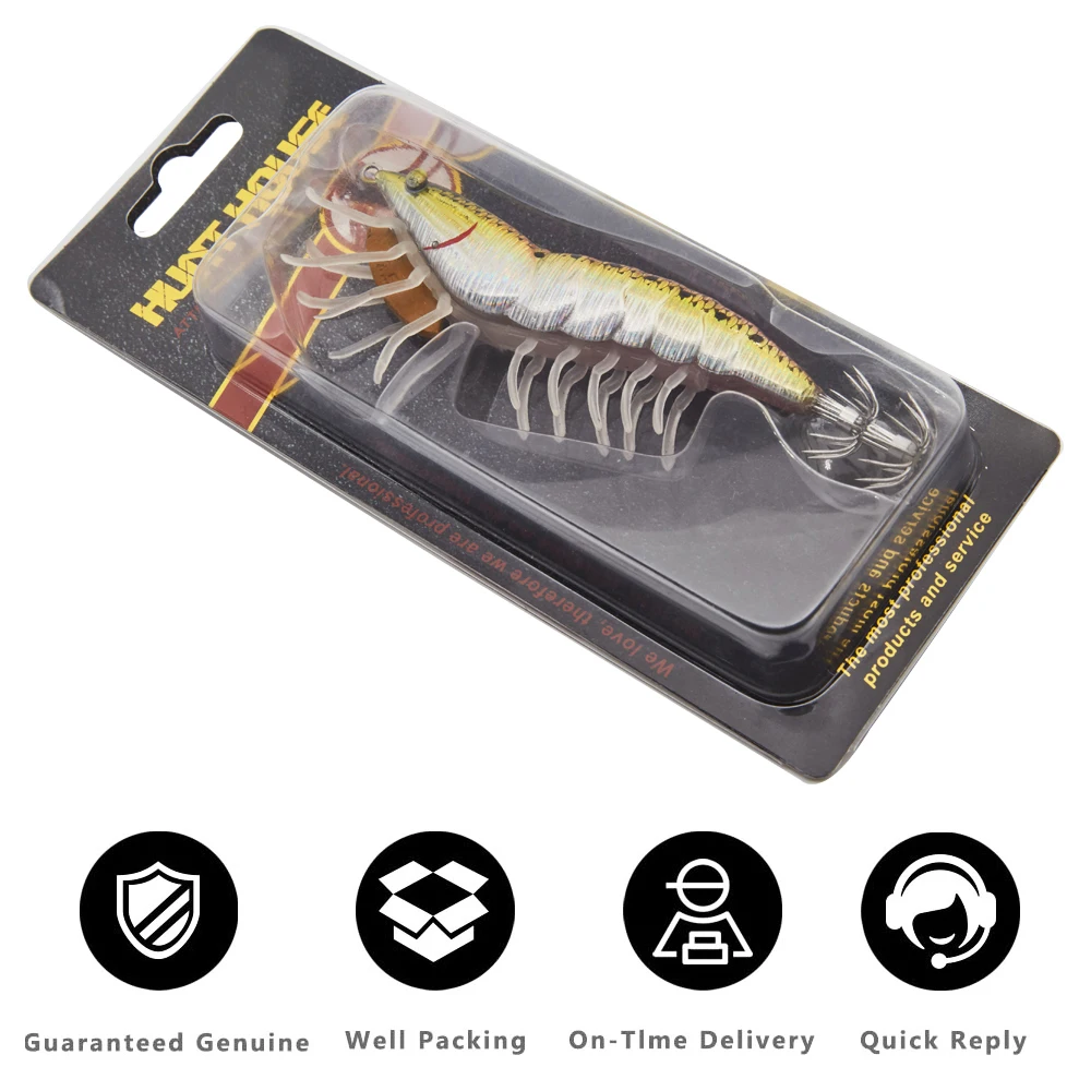 

hunthouse egi fishing lure squid bait yamashita squid jigs fishing squid lure potras octopus fishing luminous 115mm 20g