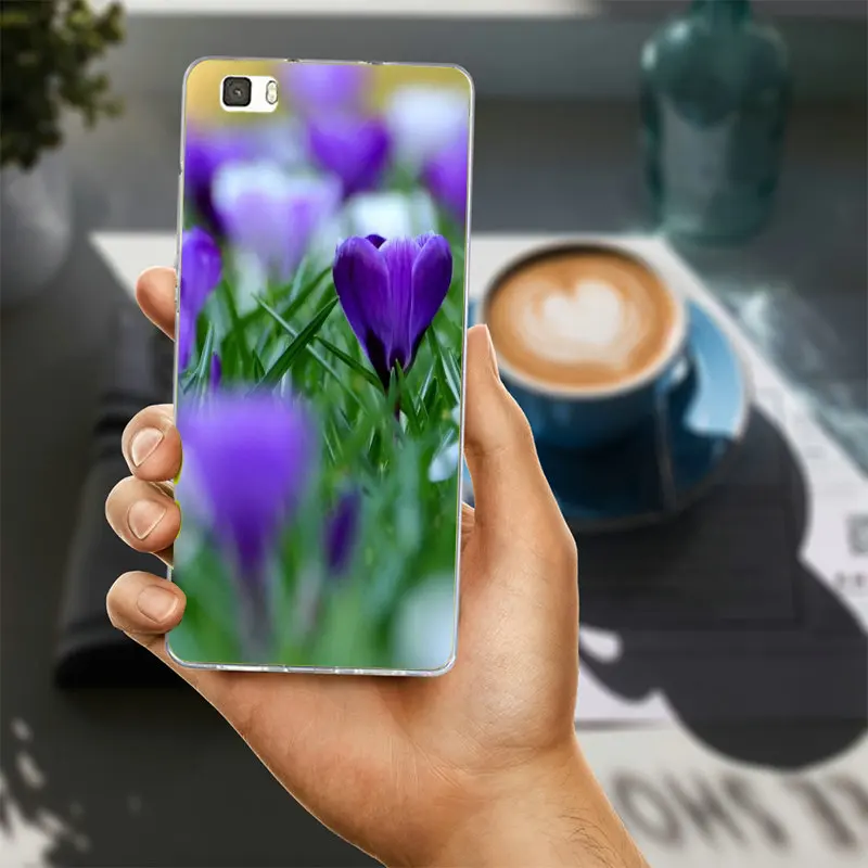 Phone Cases for Huawei P8 P9 P10 P20 Lite Mate 10 Pro Y5 Y6 Y3 II Y7 Honor 6X 9 Lavender Flower Purple Lavandula | Мобильные