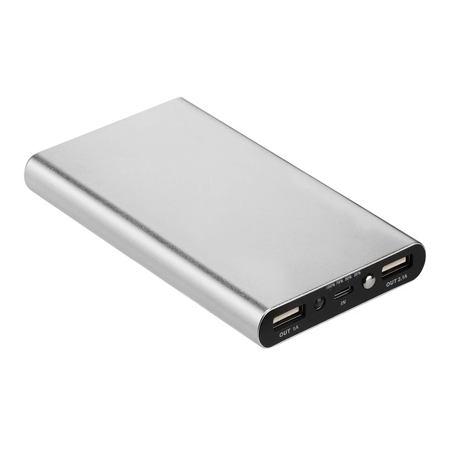 10000 mAh Мощность банк Горячая ультратонких Портативный USB внешний Батарея Зарядное