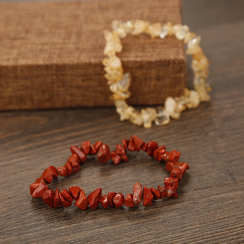 Натуральный камень браслет для женщин и девочек эластичные бисера браслеты с