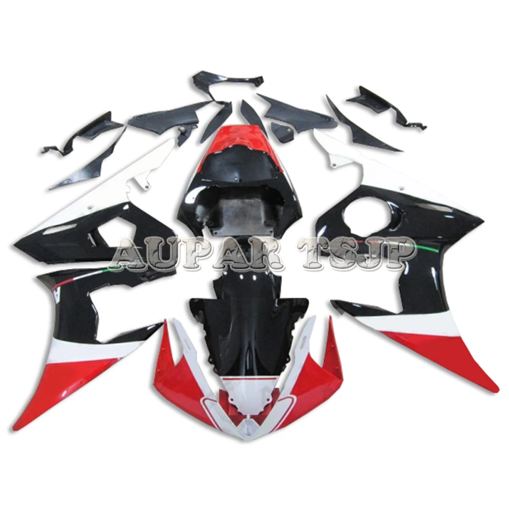 

Injection ABS Red White Black Color Complete Cowlings For Yamaha 2003 2004 2005 YZF-600 R6 03 04 05 Sportbike Bodywork Kit