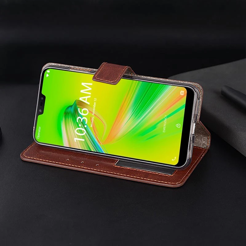 Чехол для Asus ZenFone Max Shot ретро кожаный чехол-книжка с фоторамкой Plus (M2) ZB634KL |