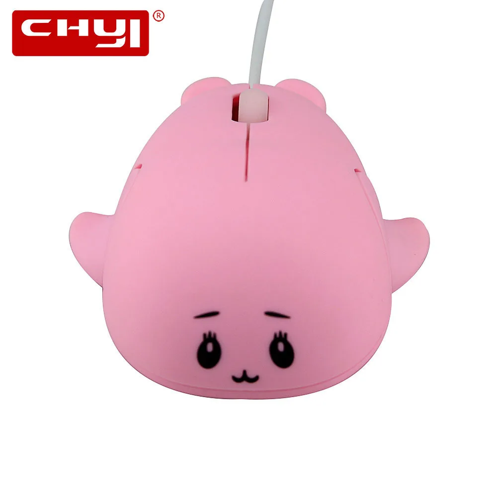 

CHYI Mini Cute Dolphin Mice For Girl Wired Computer PC Mouse 1200DPI Optical USB Cable 3D Mouse For Kids Gift Laptop
