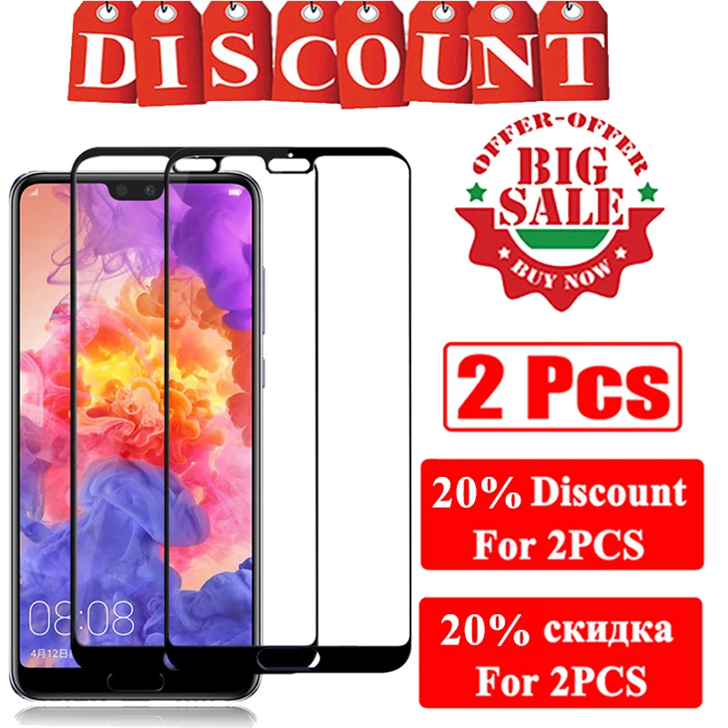 Защитное стекло для Huawei P20 Pro Lite Plus Huwai 20 P Light Защитная пленка экрана P-20 закаленное