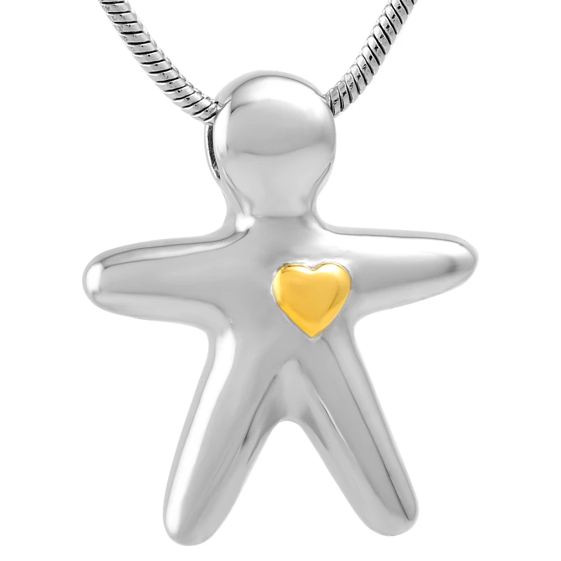 

IJD9720 Stainless Steel Necklace Cremation Jewelry Baby Memorial Wholesale Pendant for Ashes