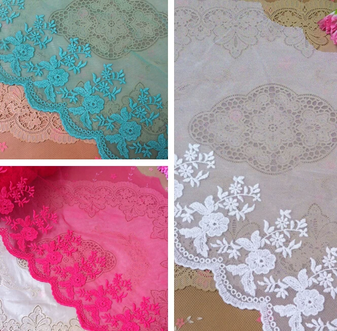 Лидер продаж! 2 м/лот Бесплатная доставка ширина 25 см 3 цвета вышитый шитье гипюр
