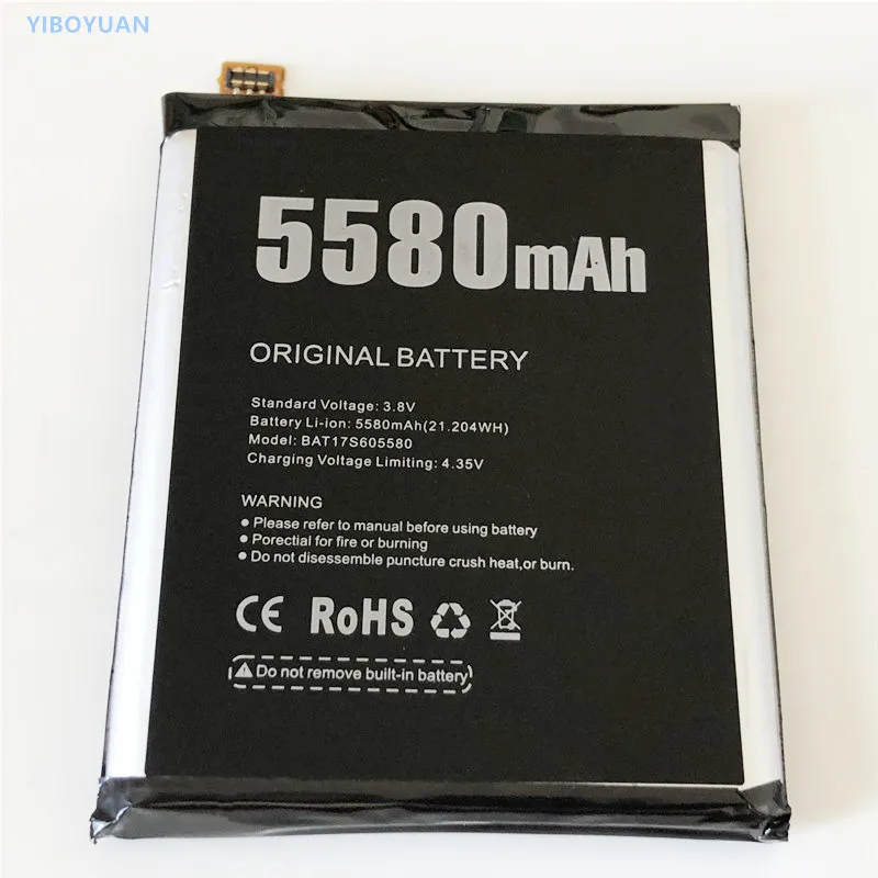 3,8 V 5580mAh аккумулятор 17s605580 Для DOOGEE S60 S60Lite MT6750 5," аккумулятор