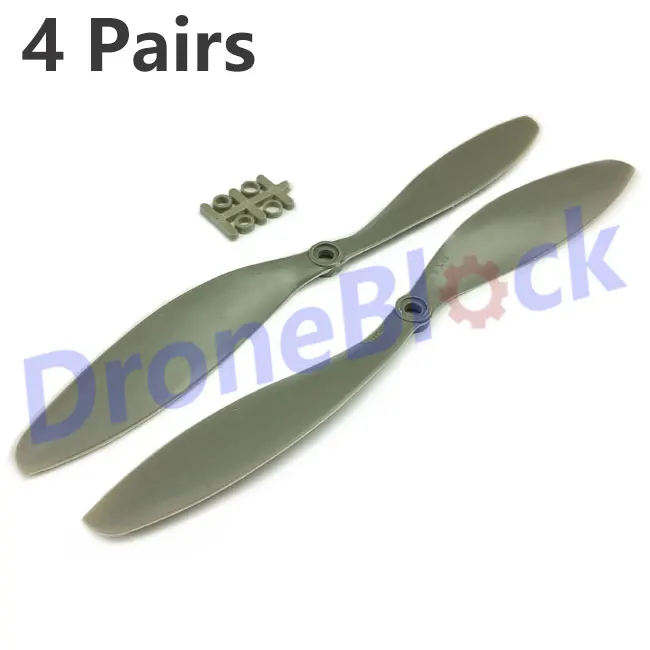 4 пары нейлоновых пропеллеров 8038/1047/1147 push pull CW/CCW Rc Quadcopter Blade Parts Запчасти для Дронов