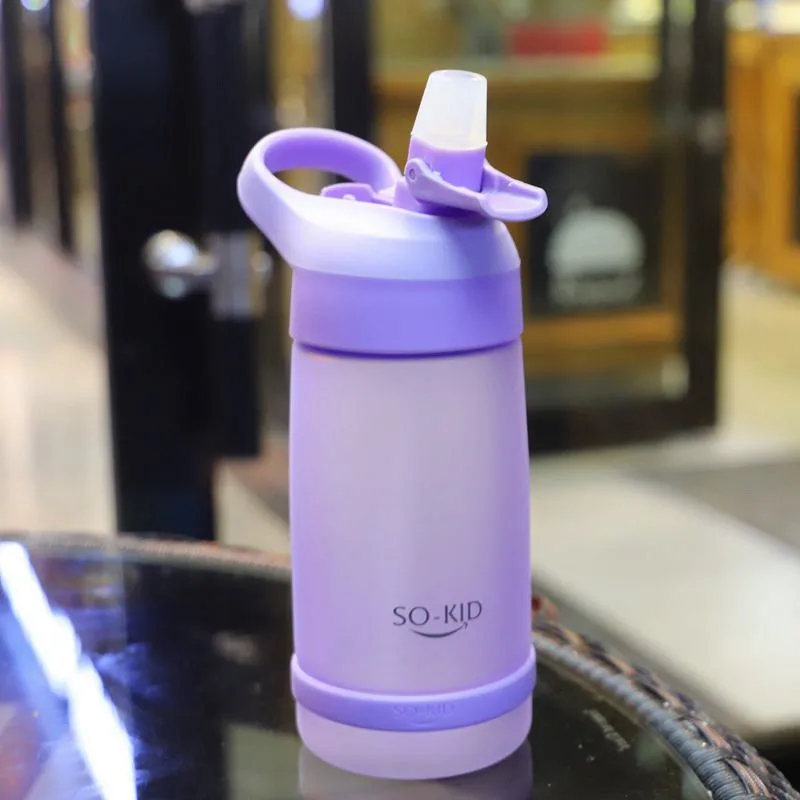 550ml Tea My Water Bottle Cute for Kids Children Mini with Straw Sports Drinking Bottles Hiking Camping BPA Free | Дом и сад
