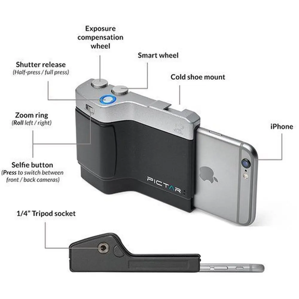Pictar ручка для камеры IPhone 8 7 SE 6 S 5C 5S 5 DSLR ваши IPhone|Риги и упоры| |