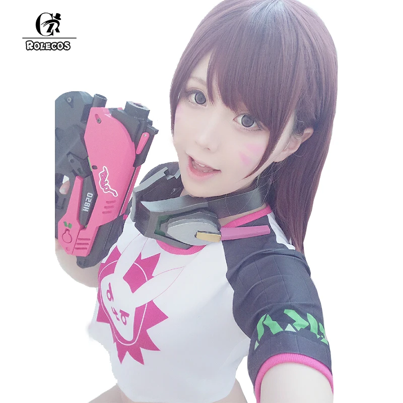 ROLECOS игра WatchOver журнал Обложка девушка футболка D. Va Hana песня Мерси ангела Циглер огромный Rez для женщин костюмы для косплея