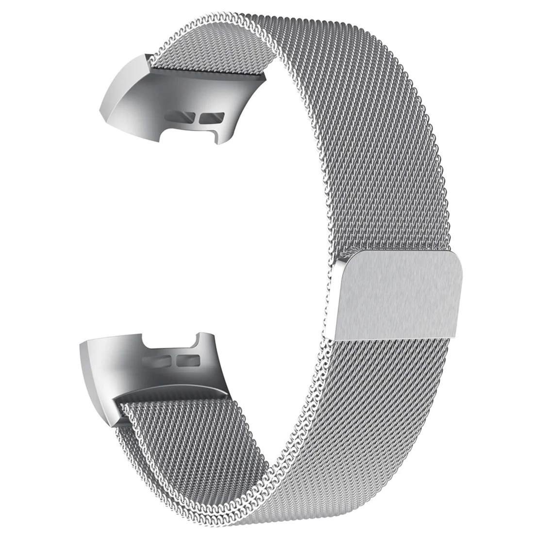 Ремешок для Fitbit Charge 3 Hr, стальной металлический Безвинтовой ремешок для Fit Bit Charge3, сменный браслет на запястье S L - Цвет: sliver