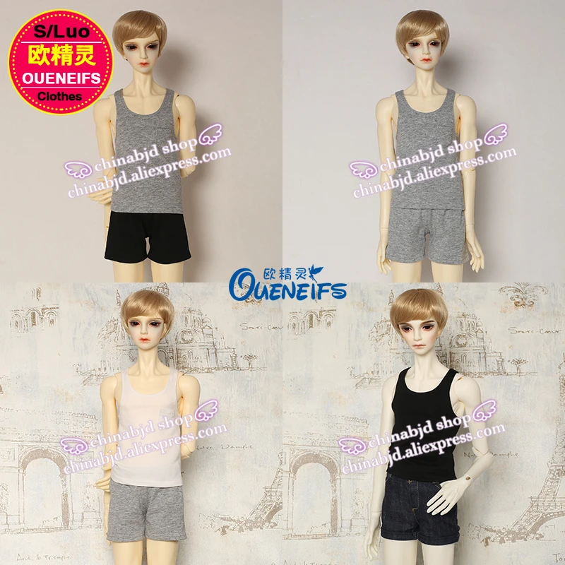 Одежда для куклы BJD SD 1/3 летняя повседневная одежда из чистого хлопка без рукавов