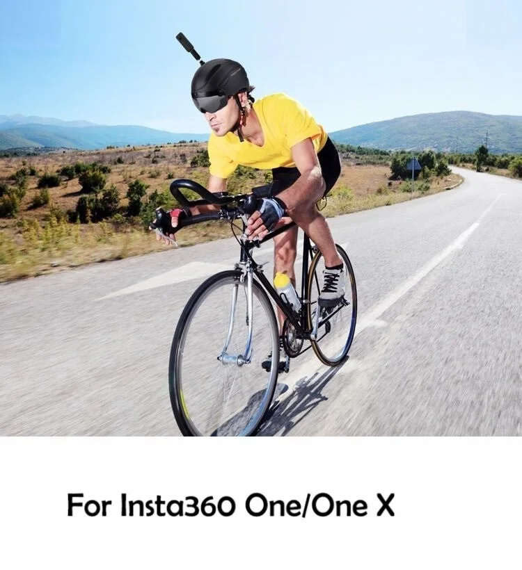 Insta360 One X велосипедный мотоциклетный шлем с регулируемой пряжкой лыжный скейт Экстремальные виды спорта шлем с кронштейном для Insta 360 аксессуары