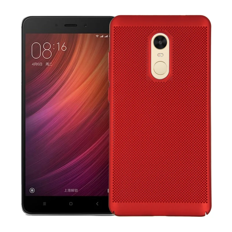HOT!!! KUERT 2017 New back cover case Hollow Mesh Heat dissipation Hard Case For xiaomi Redmi 3S hongmi free shipping |