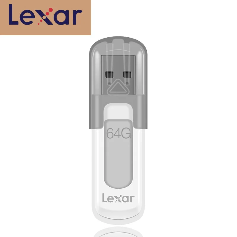 100% оригинальный флэш накопитель Lexar флеш USB 3 0 64 ГБ usb карта памяти JumpDrive V100