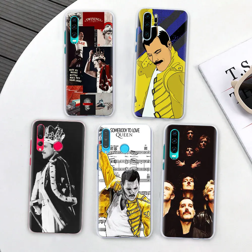 Фредди Меркури Queen футляр для телефона для huawei P30 Pro P10 P20 P30 Lite P8 P9 Lite P Smart плюс Чехол