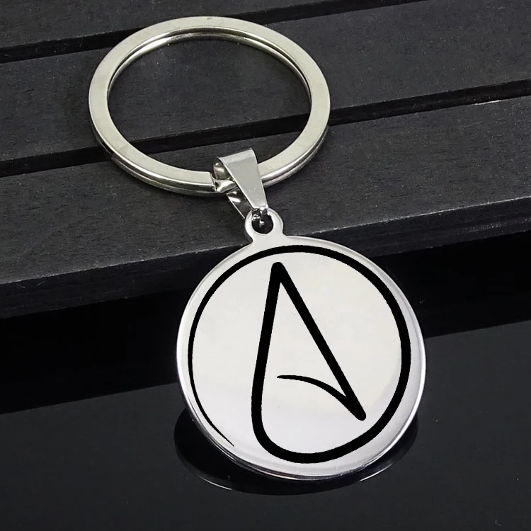 Брелок Atheist лидер продаж брелок с диском ювелирные изделия для мужчин и женщин