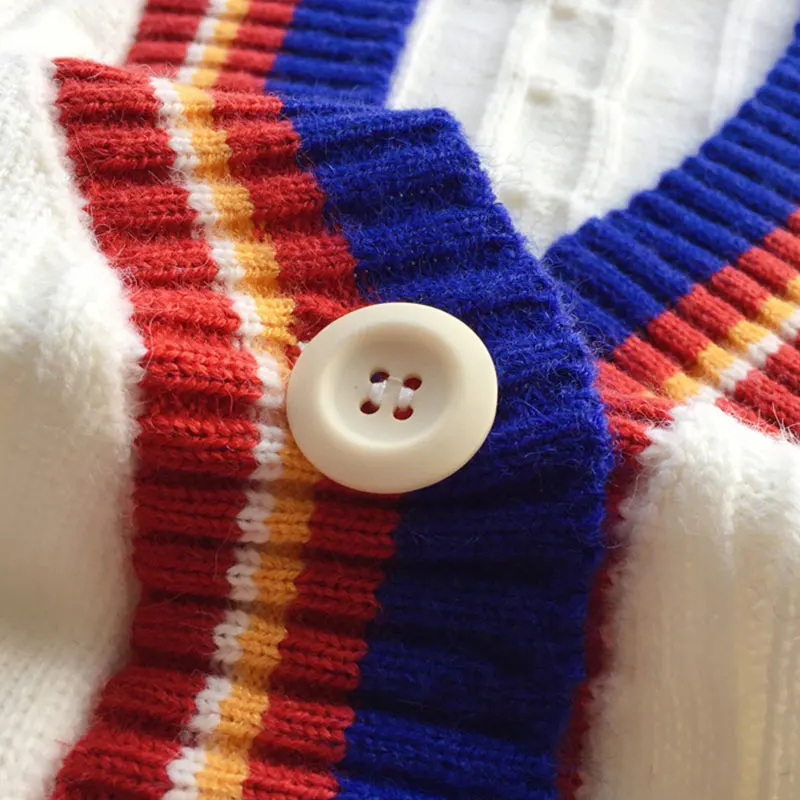 2019 осенний свитер Харадзюку Женская куртка Корейская крученая цветная школьная