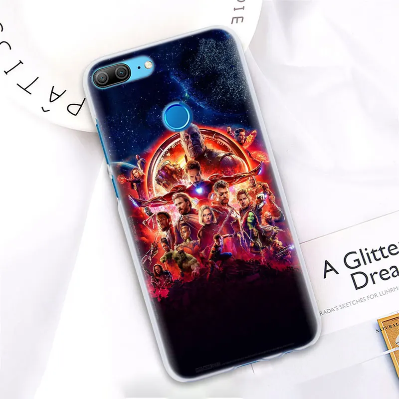 Чехол для телефона Marvel Мстители супер герои для huawei Honor 8X 8A Pro 8C 8S 9 10 Lite 20i Honor Play Y7 Y9 чехол