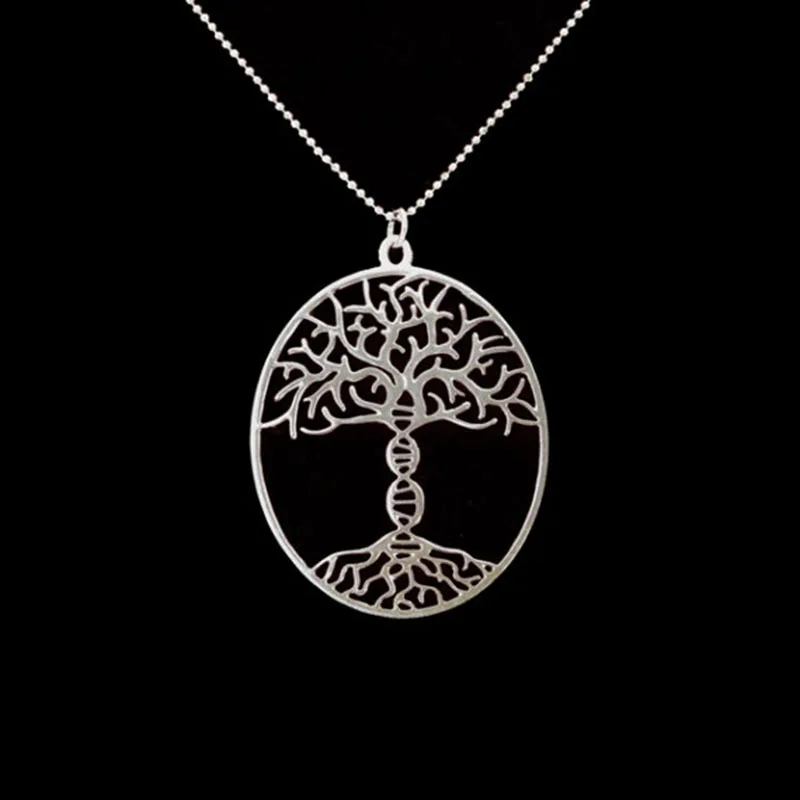 Ожерелье из дерева жизни с ДНК магистралем ожерелье молекулой bioscience пластина