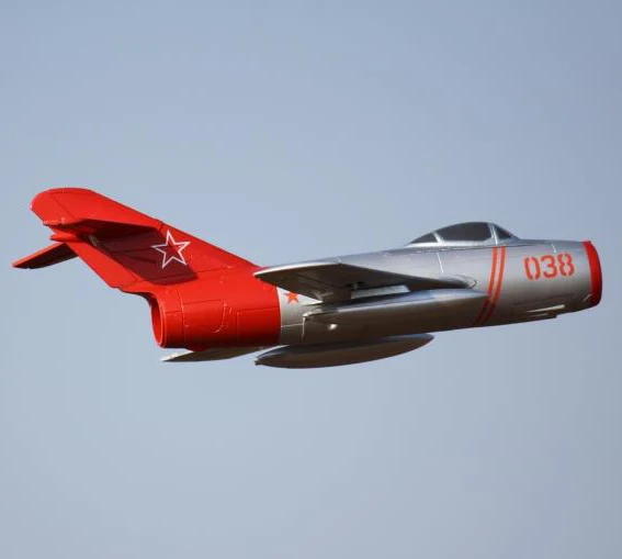 Без батареи, RTF RC Самолет Mig 15 с 64 мм EDF