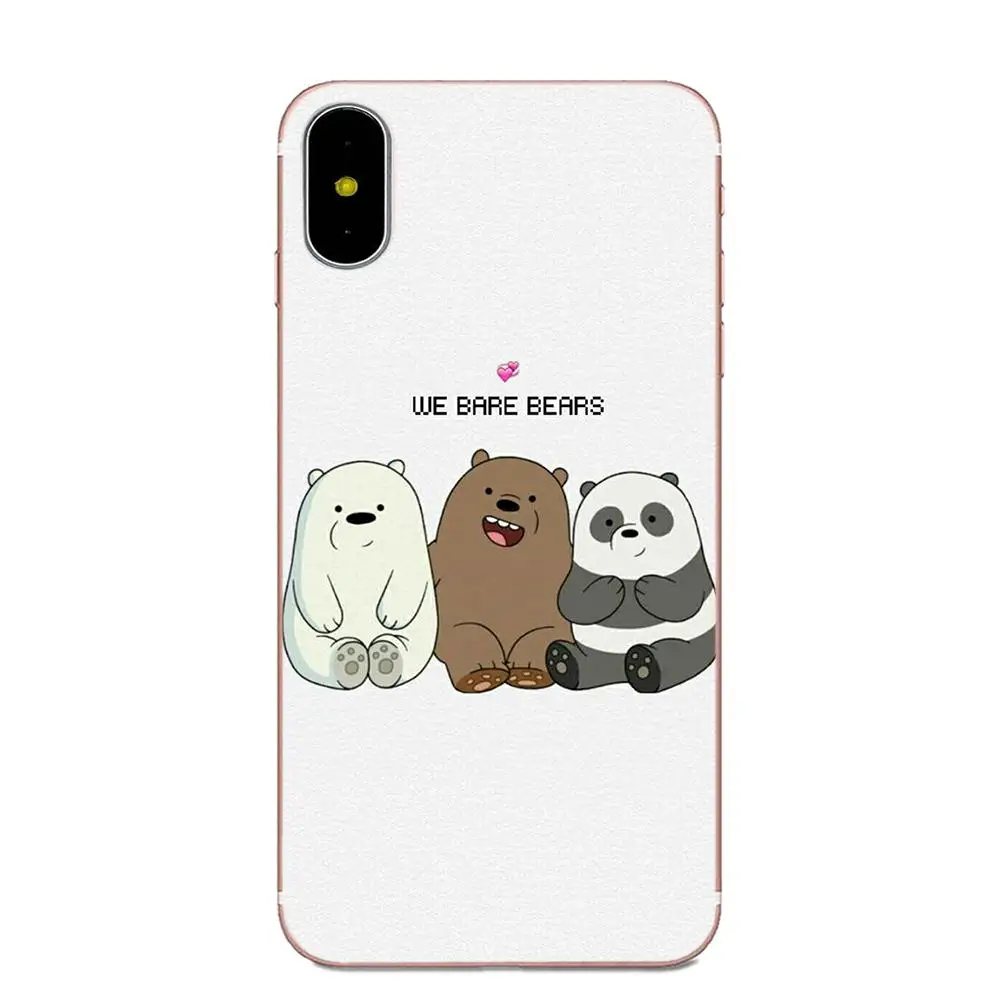 as picture Для Galaxy Alpha Core Note 2 3 4 S2 A10 A20 A20E A30 A40 A50 A60 A70 M10 M20 M30 мягкий TPU чехол для мобильного телефона, чехол Мы Голый медведь "Панда" - Цвет: as picture