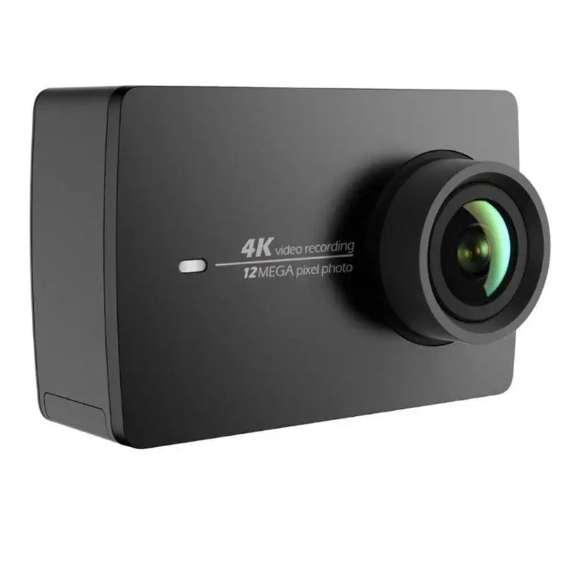 Black Xiaomi YI 4K экшн-камера 4K Высокая четкость Интеллектуальная цифровая камера движения сенсорный экран Bluetooth пульт дистанционного управления Прямая поставка - Цвет: Black