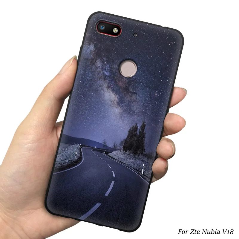 Телефон eiimoo чехол для Nubia V18 чехол с милым рисунком силиконовый мягкий чехол для zte V18 черный матовый чехол для zte Nubia V18 чехол - Цвет: 11