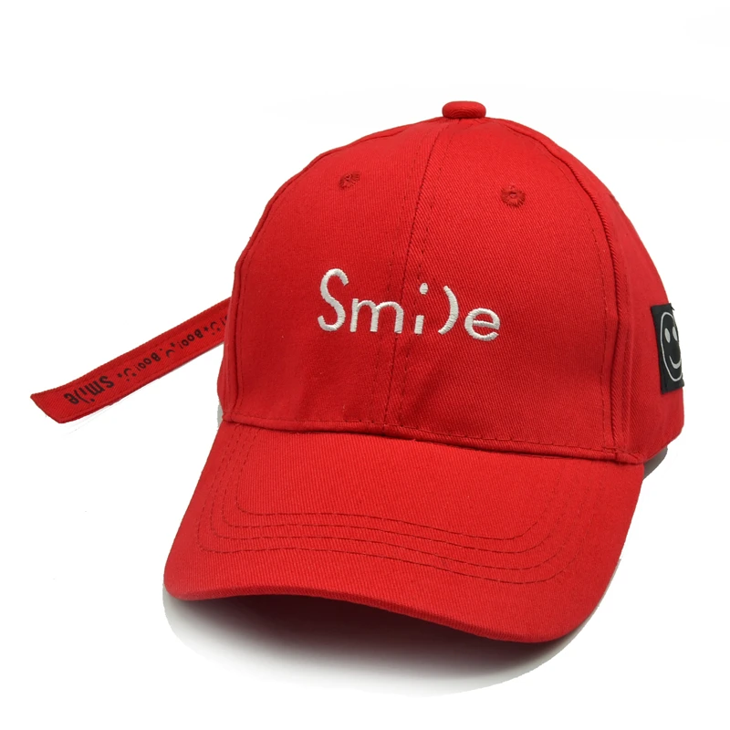 Детская бейсболка с вышивкой и надписью Smile летняя туристическая Кепка От Солнца