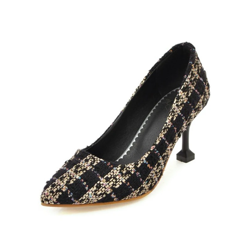 2018 брендовые туфли на высоком каблуке женские туфли-лодочки пикантные тонкие с