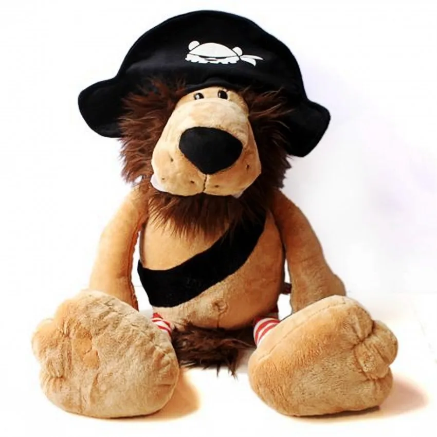 Бесплатная доставка Оригинальная мягкая игрушка плюшевый коричневый пиратский