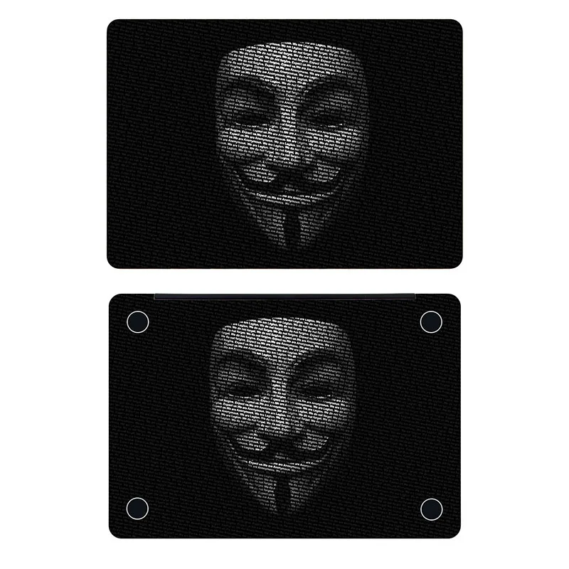 Наклейка V для ноутбука Vendetta наклейка Macbook Pro Air Retina 11 12 13 15 дюймов защитная крышка