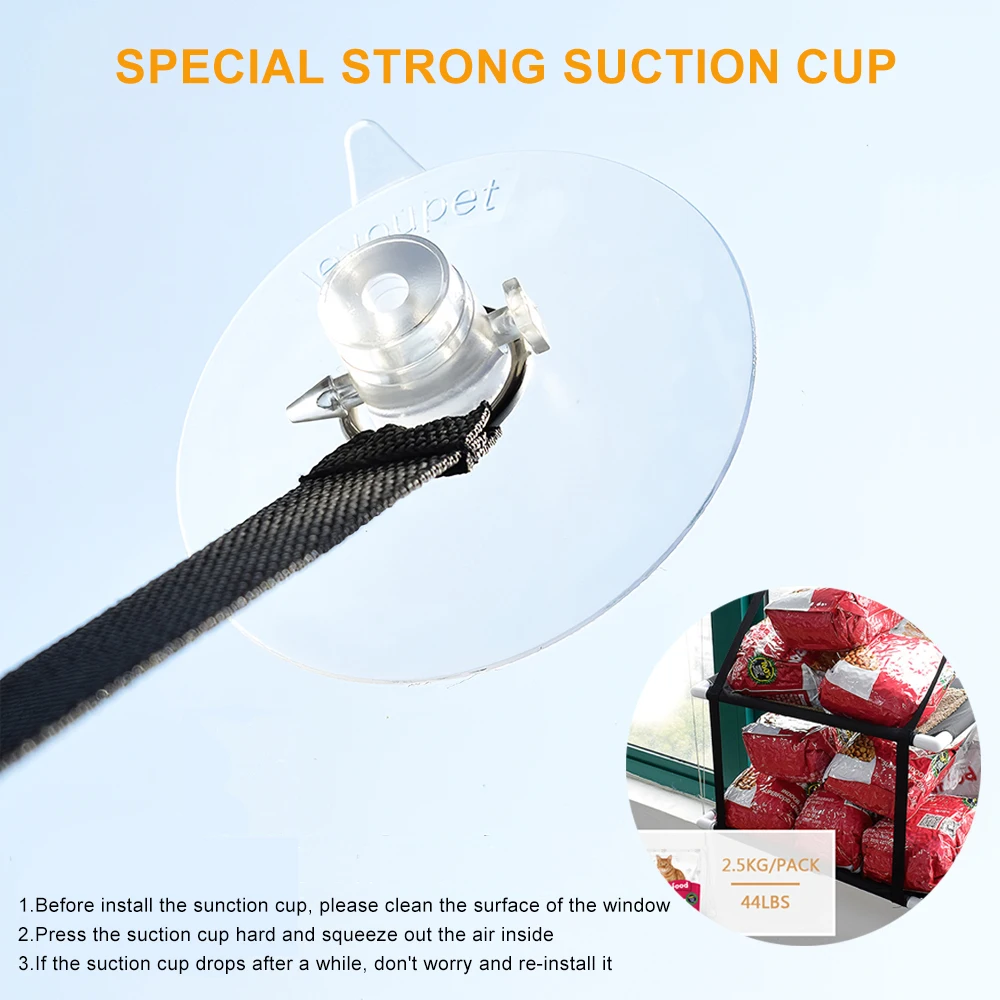 1 шт. Стекло оконное крепление гамак запасные присоски кота окуня окна при помощи