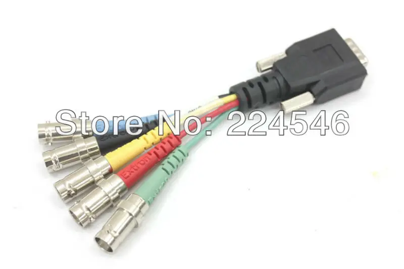 Б/у кабель SYM BNCM/0 5 26 533 01 для выключателя Extron VGA папа BNC мама футов|vga male|vga to bncvga male cable