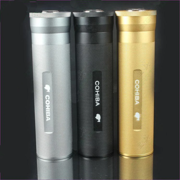 Высокое качество фонарик дизайн COHIBA держатель трубки сигары оборудован для