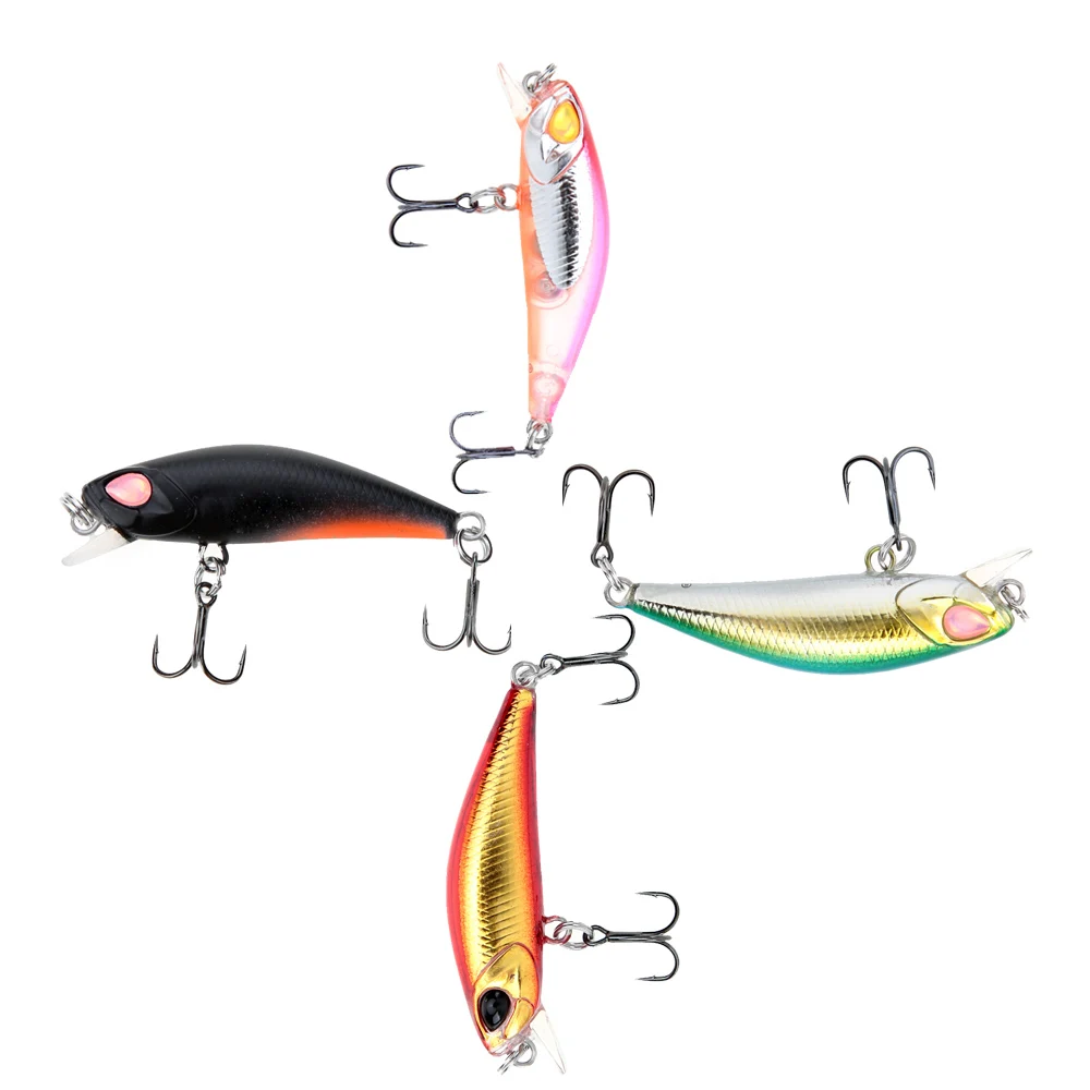 Trulinoya DW29 42 мм 2,8 г мини Гольян жесткая приманка для рыбалки глубина погружения 0,3~ 0,6 м с тройными крючками