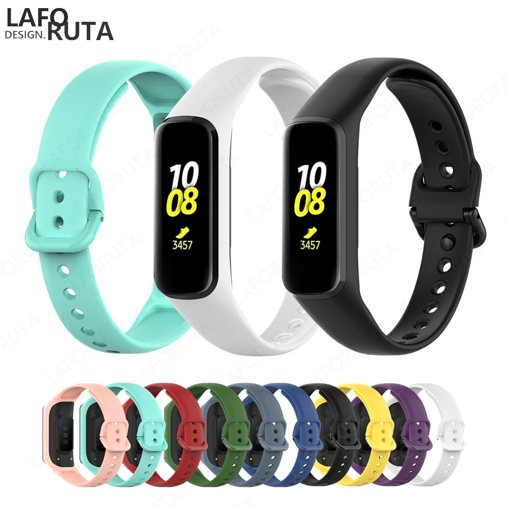 Laforuta силиконовый ремешок для Galaxy Fit-e ремешок резиновый спортивный браслет для samsung R375 петля женский мужской фитнес-браслет