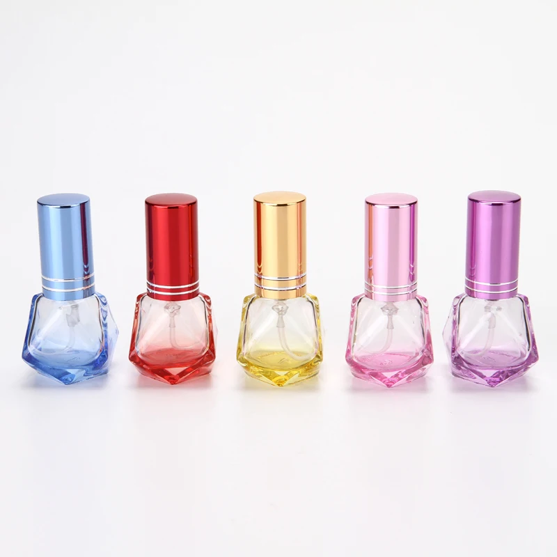 

P30-6ml Color Diamond Perfume Empty Bottle Portable Spray Glass Perfume Bottle 100PCS/LOT