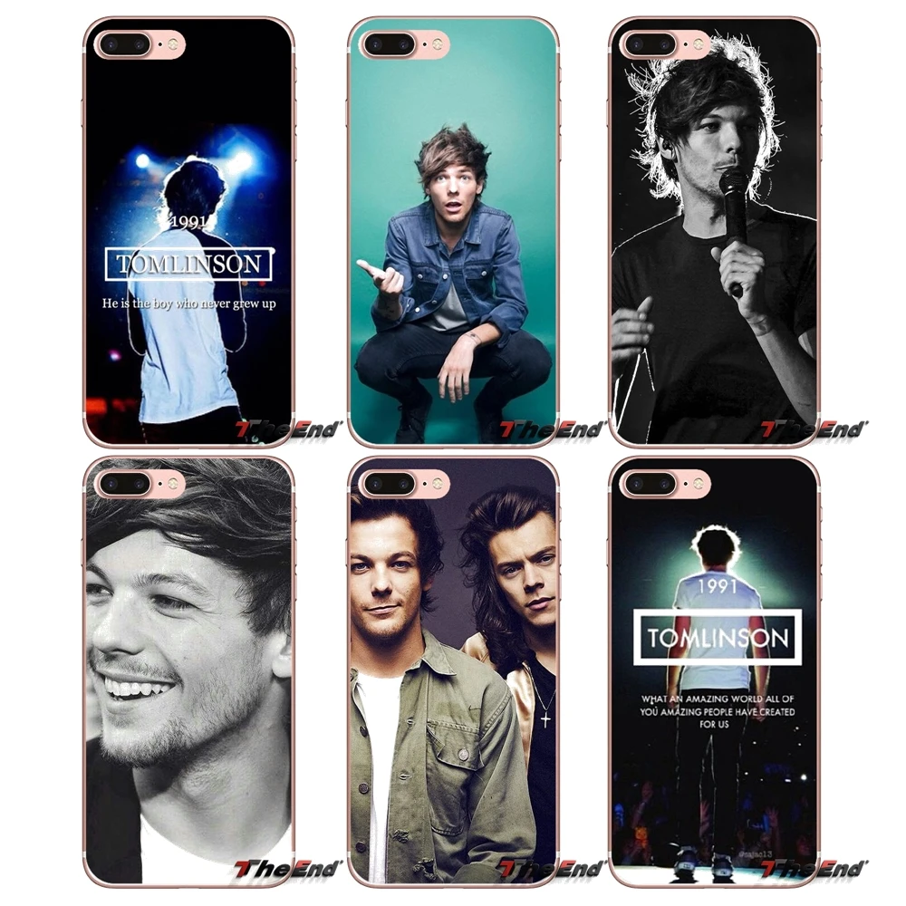Для Samsung Galaxy S2 S3 S4 S5 MINI S6 S7 edge S8 S9 Plus Note 2 3 4 5 8 Coque Fundas ONE DIRECTION 1D Луи Томлинсон TPU