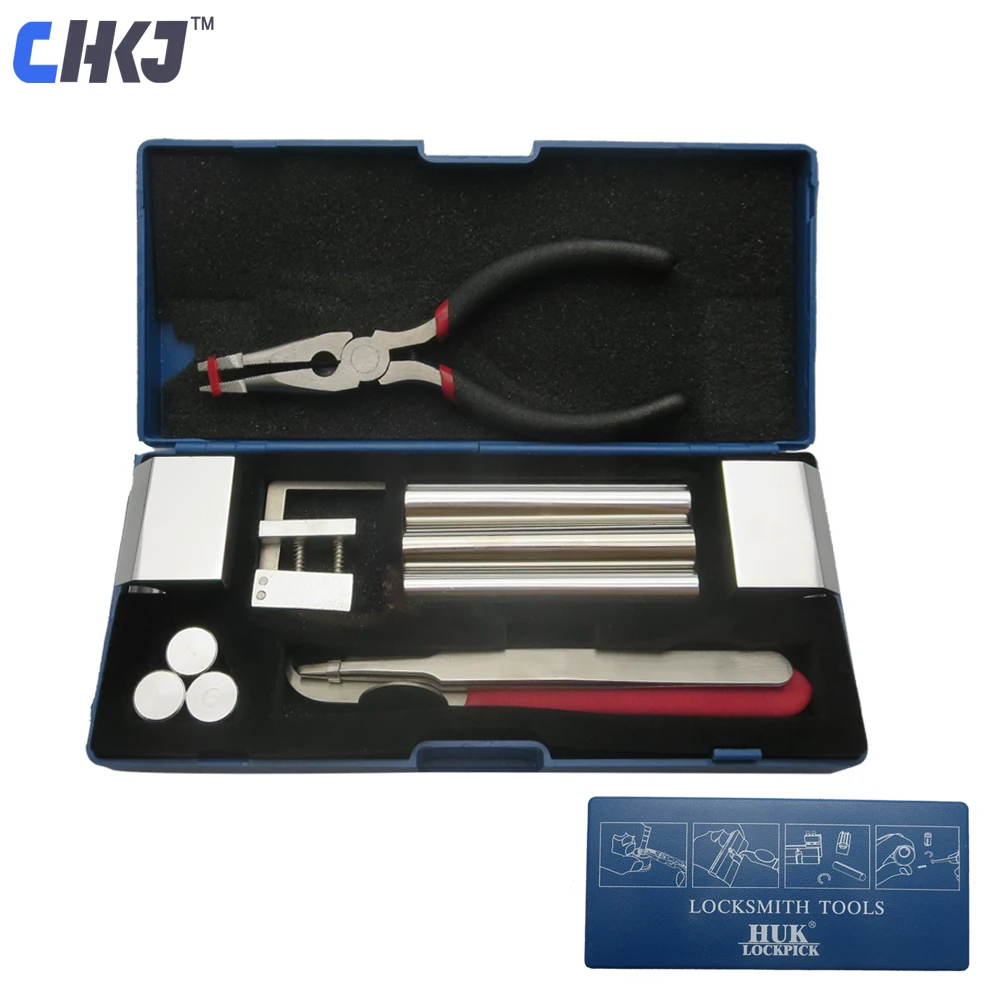 CHKJ HUK Профессиональный 12 в 1 замок HUK инструмент для разборки Слесарные Инструменты Набор для удаления замка ремонт набор