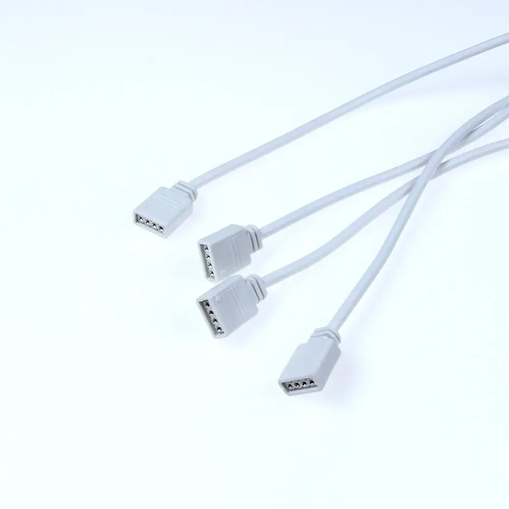 Rgb светодиодная лента для 5050 3528 4pin 1 метр rgb провод Светодиодная разъем кабель