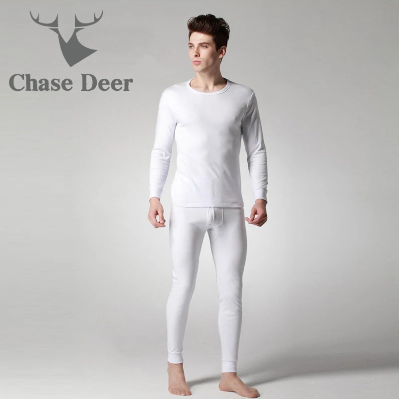 Мужские кальсоны высокого качества хлопок нижнее белье новый бренд Chase Deer зимние