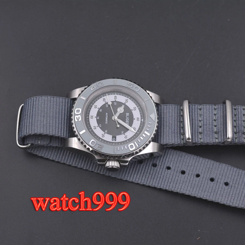 Мужские часы с серым циферблатом 40 мм | Наручные