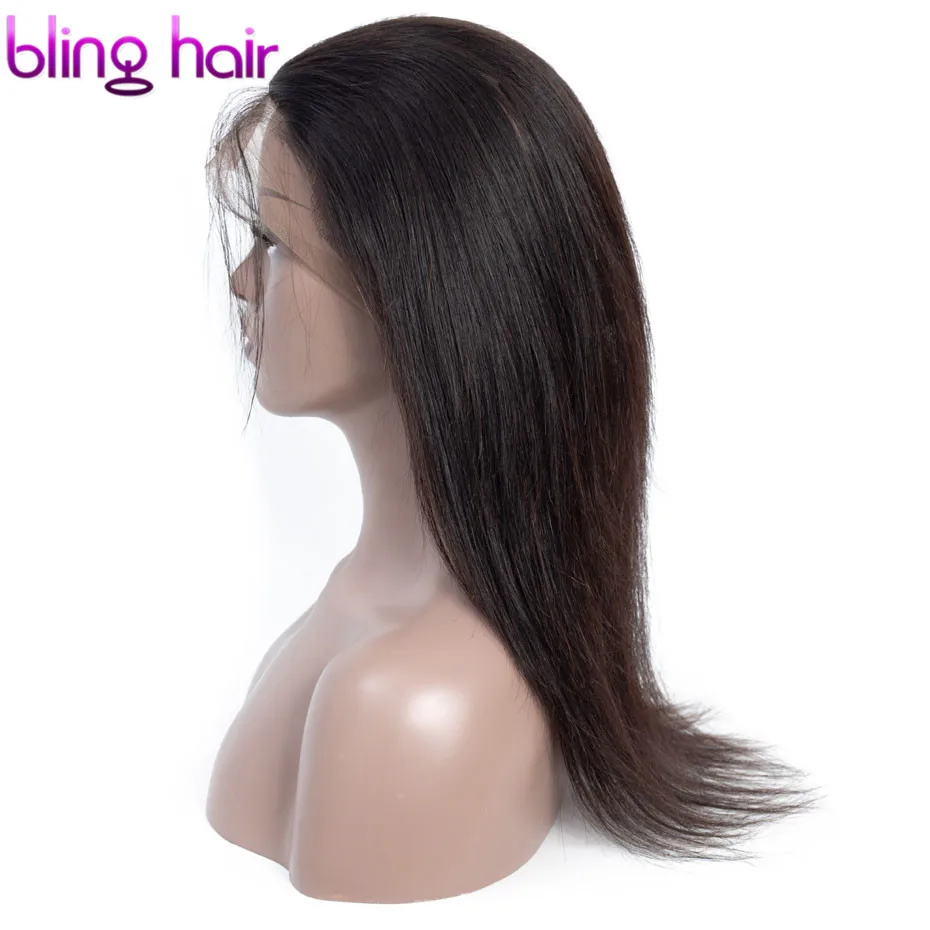 Bling Hair 360 фронтальная кружевная застежка бразильские волосы 100% Remy человеческие