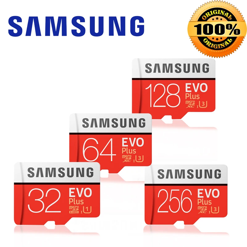 100% оригинальный SAMSUNG nu evo Micro SD карты памяти + 128 Гб 64 оперативной 32 встроенной 256g 100